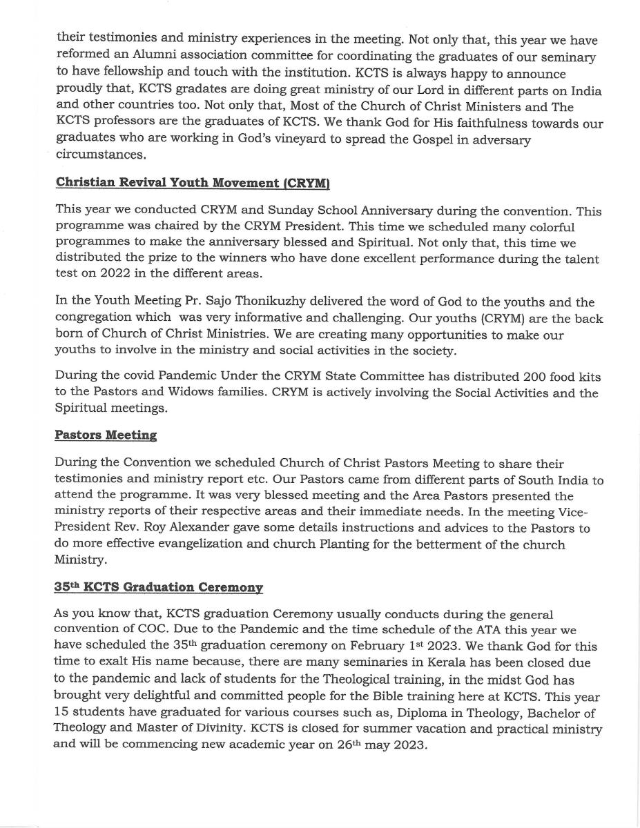 April 2023 Newsletter Page 2