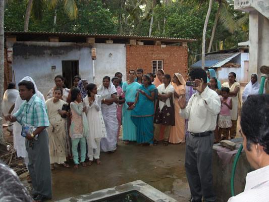 Baptism Service at Orphanage